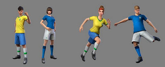 As skins da Seleção Brasileira.