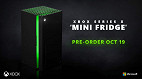 Mini Geladeira Xbox Series X entra em pré-venda dia 19 de outubro