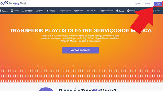 Passo 01 - Como transferir playlists de músicas e álbuns do Tidal para o Qobuz. Fonte: Vitor Valeri