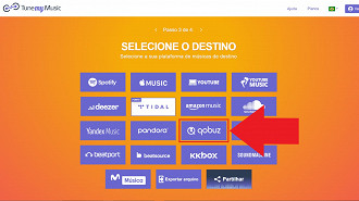 Passo 05 - Como transferir playlists de músicas e álbuns do Tidal para o Qobuz. Fonte: Vitor Valeri