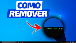 Como remover indicativos financeiros da barra de tarefas do Windows