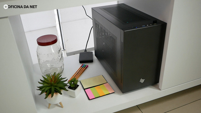 PC compacto no Brasil sem gastar muito? Review Gabinete Pichau HX100