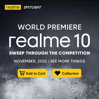 Imagem confirma mês de lançamento da linha Realme 10