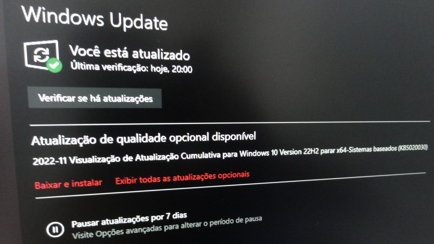 O Que Vem Na Atualização Kb5020030 Para Windows 10 8116