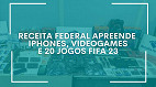 Receita Federal apreende R$ 250 mil em celulares e videogames em Recife