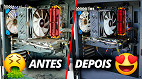 Como limpar um PC GAMER sem usar ar comprimido!