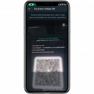 Scan the second device's QR Code from your main device