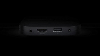 Conexões do novo Xiaomi TV Box S 4K. Fonte: Xiaomi