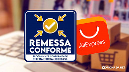 AliExpress adere ao Remessa Conforme; Compras acima de U$50, serão taxadas em 92%