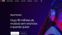 TIM engana clientes dizendo que oferece Deezer Premium