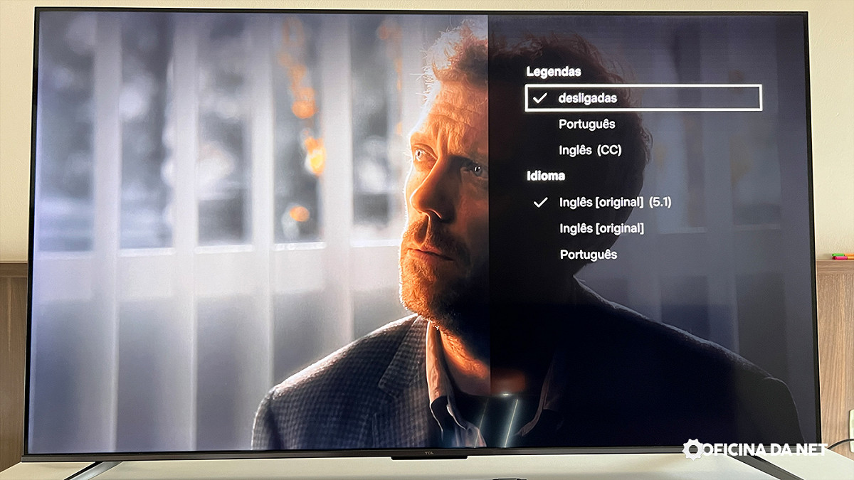 Como desativar a legenda na Netflix