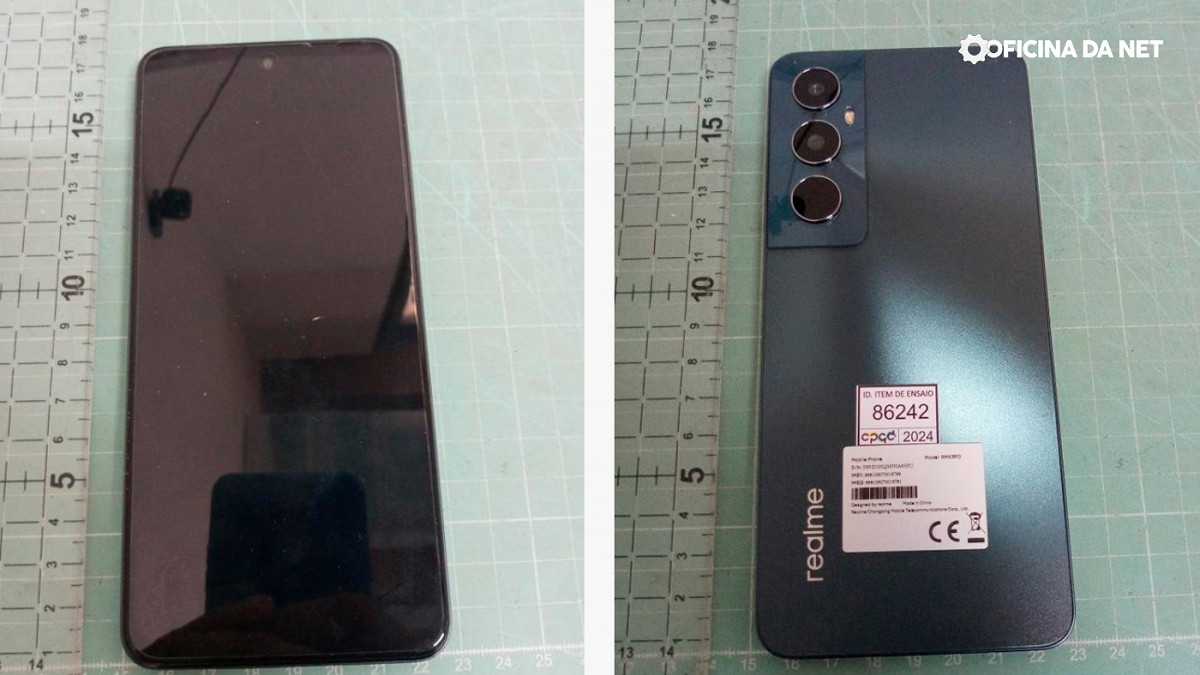 Realme C65 sob homologação da Anatel