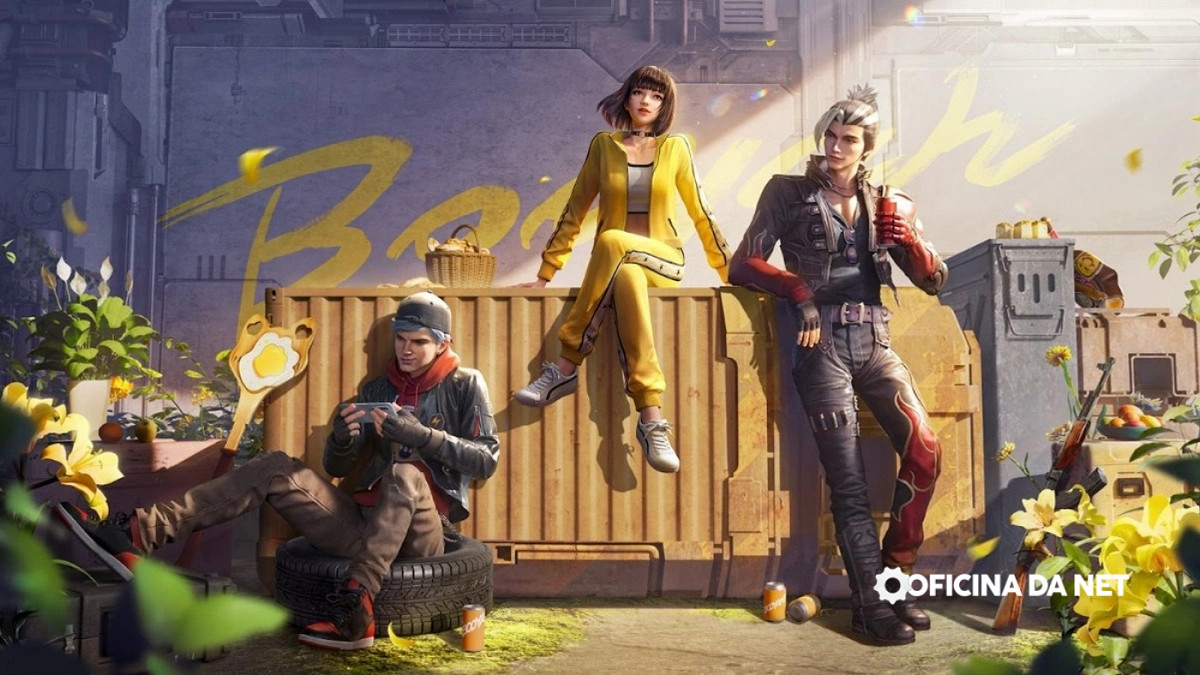 Free Fire vai ganhar anime. Imagem: Garena/Reprodução