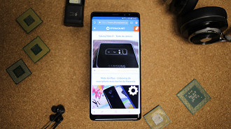 Galaxy Note 8 tem NFC. Imagem: Oficina da Net