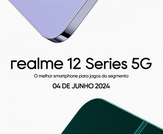 realme se prepara lançar a linha realme 12 5G no Brasil no dia 4 de junho