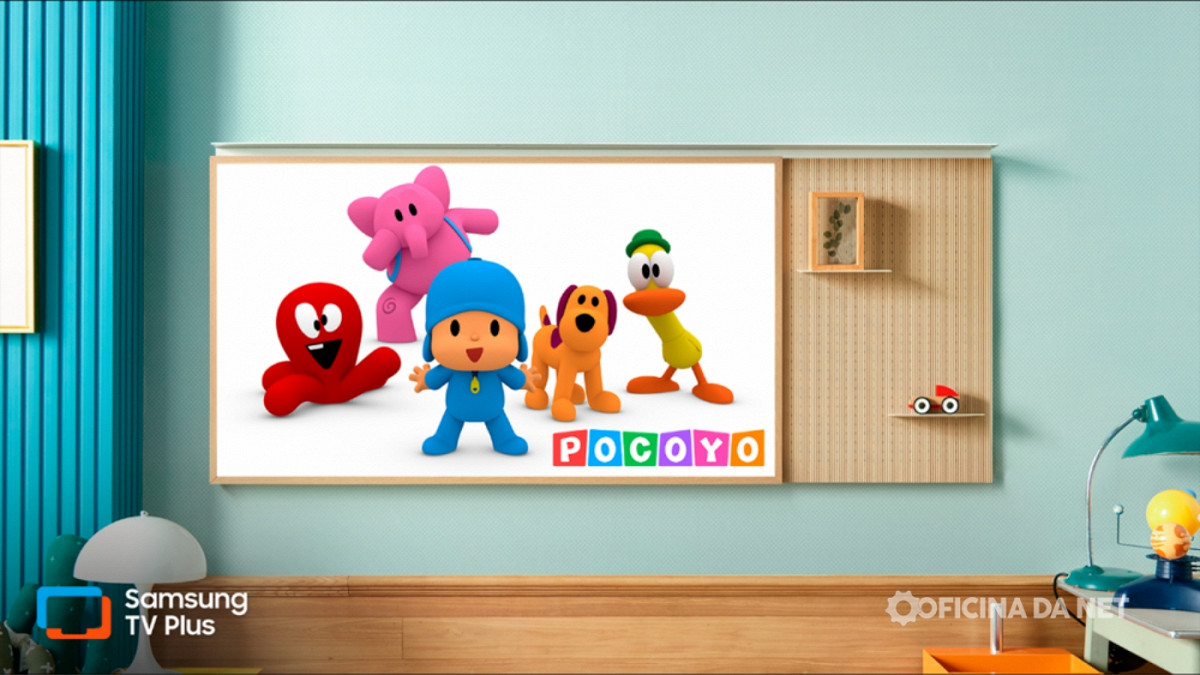 Samsung TV Plus adiciona os canais GoUSA e Pocoyo