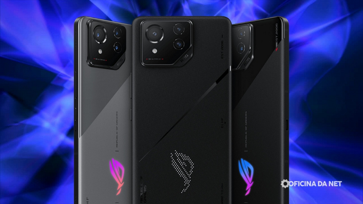 ROG Phone 8 Pro. Imagem: Oficina da Net