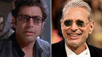 Antes e depois de Jeff Goldblum, o Dr. Ian Malcolm