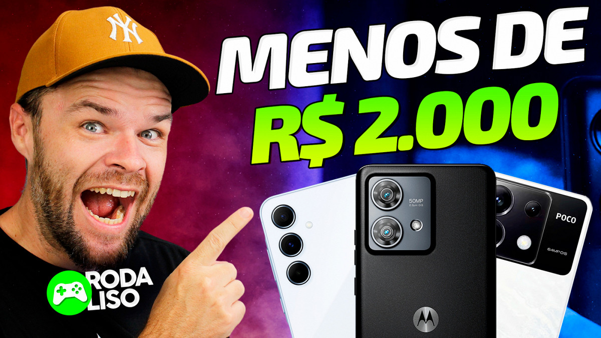 TOP 5 celulares intermediários para JOGOS em 2024