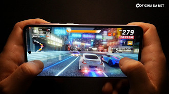 Gameplay de Asphalt 9 no Galaxy A35