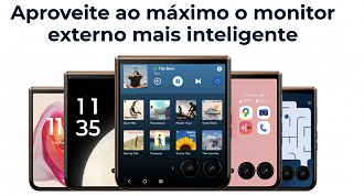 O Razr 50 Ultra é o principal concorrente do Z Flip 6, ele traz tela externa com menos bordas e mais fluida que o Galaxy