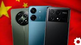 3 celulares chineses de 256 GB em oferta na Amazon