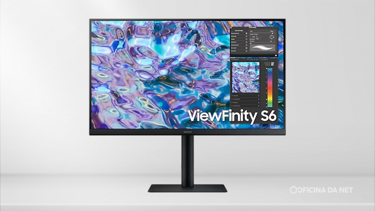 Monitor Samsung ViewFinity S6 chega ao Brasil