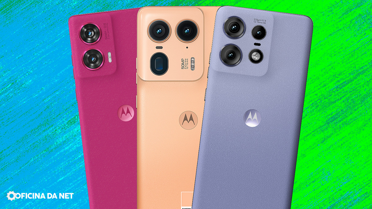 Celulares Motorola com carregamento ultrarrápido