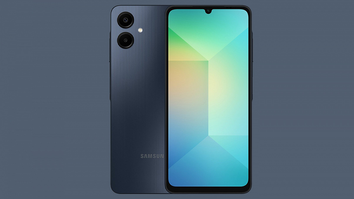 Galaxy A06 surge em imagens.