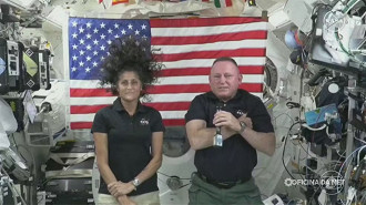 Butch Wilmore e Suni Williams são os astronautas presos no espaço há dois meses. Imagem: NASA/Reprodução