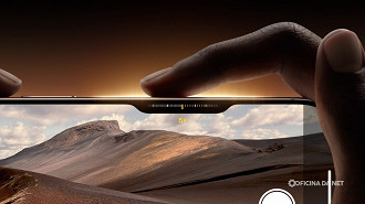 Botão de captura localizado na lateral do iPhone 16 permite controlar o zoom da câmera de maneira mais assertiva, simulando uma câmera profissional. Imagem: Apple/Reprodução