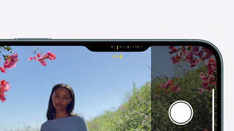 Opção de controle de abertura de câmera; Foto: Apple