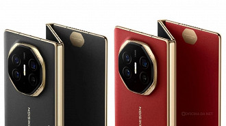 Cores do Huawei Mate XT. Imagem: Huawei/Reprodução