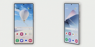 O aspecto frontal vazado do Galaxy S25 Ultra lembra o que tínhamos no Note 20, porém com menos bordas