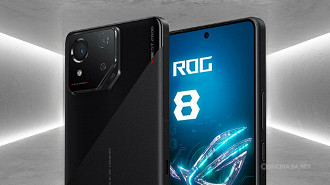 Design do ROG Phone 8. Imagem: Arquivo