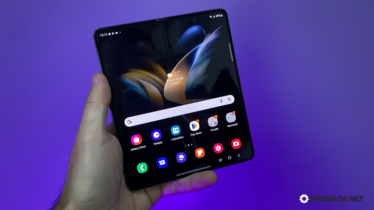 Samsung libera One UI 6.1.1 dobráveis e tablets. Imagem: Oficina da Net