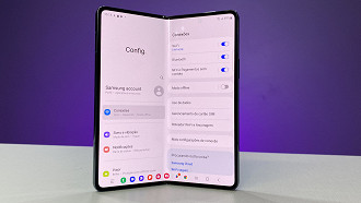 Galaxy Z Fold 4 recebe patch de segurança de setembro junto da One UI 6.1.1. Imagem: Oficina da Net