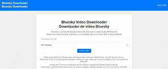 Reprodução: Bluesky Video Downloader