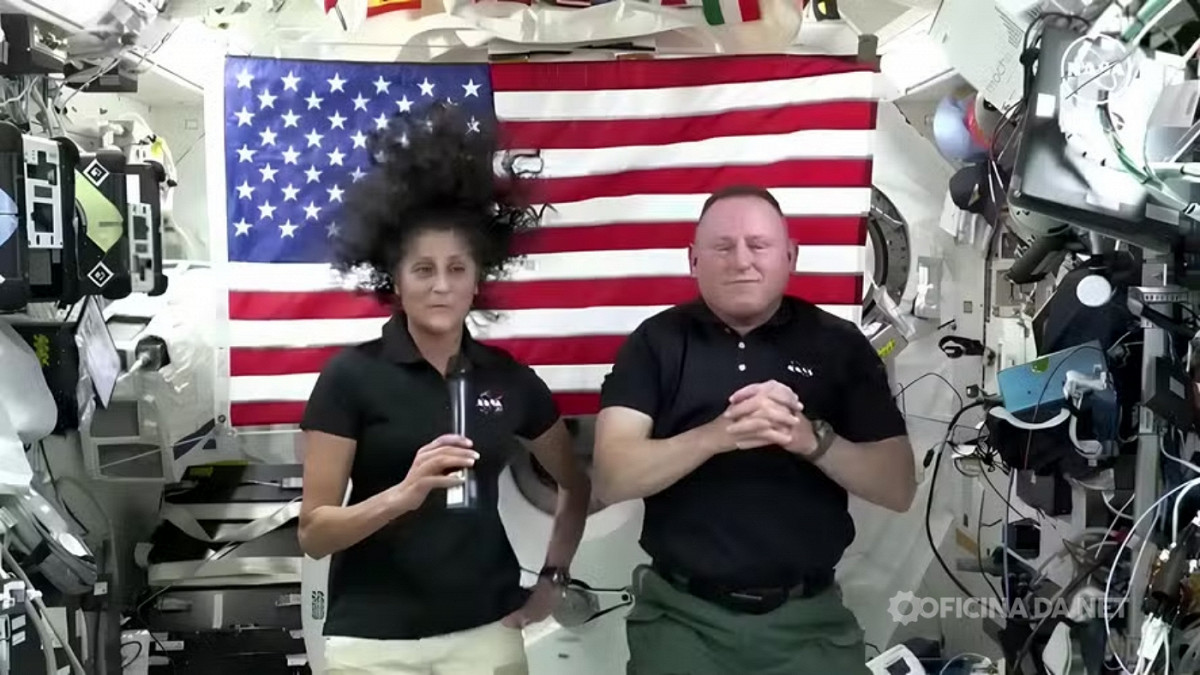 NASA e SpaceX vão lançar missão Crew-9 para resgatar astronautas da ISS. Imagem: NASA/Reprodução