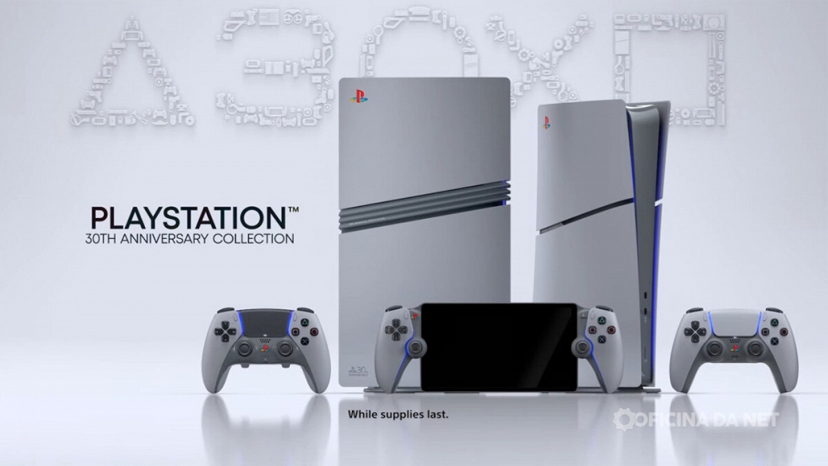 Sony lança edição limitada do PlayStation 5 Pro. Imagem: Sony/Reprodução