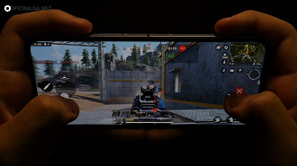 O COD Mobile só libera acima dos 60 frames se a gente jogar com os gráficos no mínimo.