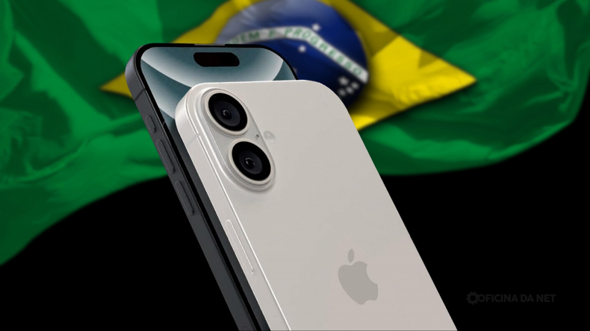 Linha iPhone 16 disponível no Brasil. Imagem: Oficina da Net