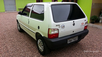 Fiat Uno Mille 1.0 Fire Economy 2005. Imagem: YouTube/Reprodução