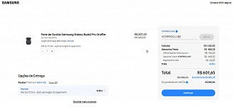 Galaxy Buds2 Pro está em oferta nessa semana no site da Samsung.