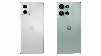 Comparação de design: Moto G73 vs Moto G75. Imagem: Oficina da Net