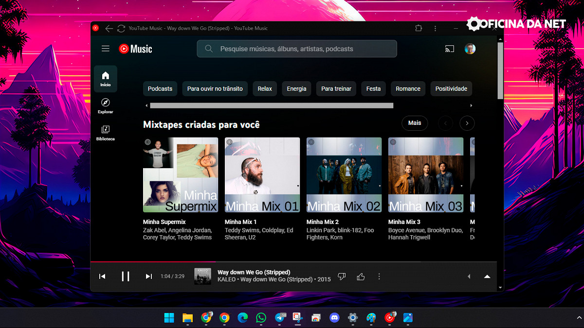 Como instalar Youtube Music no Windows