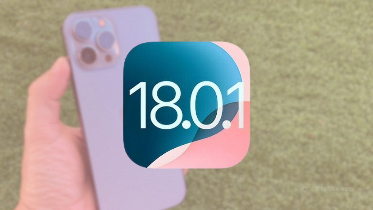 iOS 18.0.1 e iPadOS 18.0.1 são algumas das atualizações. Imagem: Oficina da Net