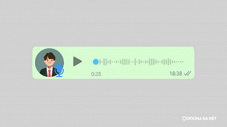 Envie uma mensagem de áudio para tentar descobrir se a pessoa está lendo suas mensagens. Imagem: Oficina da Net