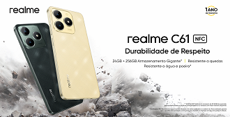 realme C61, imagem: Realme/reprodução