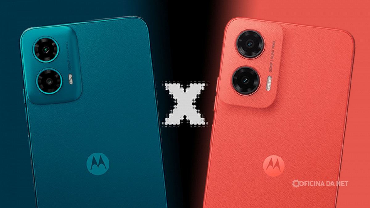 Comparativo Moto G35 vs Moto G34. Imagem: Adalton Boinaventura/ON